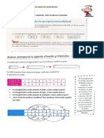 SECUENCIA DIDÁCTICA MATEMÁTICA Proporcionalidad