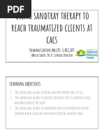 5D-Using Sandtray Therapy To Reach Traumatized Clients at CACs