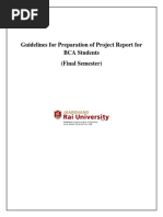 Project Report For BCA