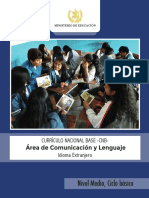 CNB Área de Comunicación y Lenguaje IDIOMA EXTRANJERO Ciclo Básico