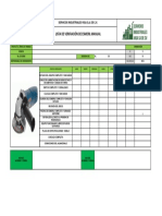 F-Hseq-19 Lista de Verificación de Esmeril Manual