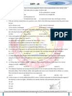 DPP - 20 (Work-Energy Theorem)