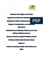 Instalación de La Máquina Virtual Con Los S.O Debian y Windows Server