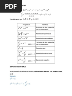 Leyes de Exponentes