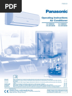 Panasonic Operating Instructions Air Conditioner