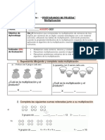 Preparando Mi Prueba Guía Multiplicación Agosto