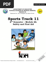 Sports Track 11: 2 Semester - Module 2b: Safety and First Aid