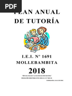 Plan Anual de Tutoria 2018