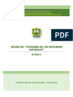 2021-2 - RN030602 Economia de Los Recursos Naturales