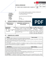 Sesion de Aprendizaje 27-05-19 Segundo