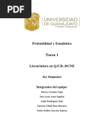 Tarea 1. Probabilidad y Estadística