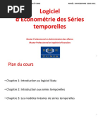 Logiciel D'économétrie Des Séries Temporelles: Institut Des Hautes Etudes À Tunis Année Universitaire 2020-2021