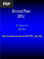 Reversed Phase HPLC: Dr. Shulamit Levin Medtechnica