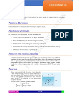 Experiment - 06 - Viscosity