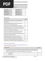 Project Checklist Template Word Format