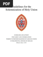 Diocese of Chicago's Guidelines and Liturgy