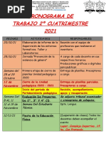 Cronograma Fin de Año