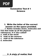 Summative Test 1