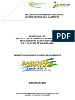 Actualización Pgirs Barichara 2013