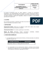 RH-P-005 Procedimiento para La Comunicación..