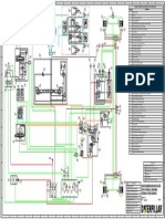 Ad45B Underground Articulated Truck Hydraulic, Braking & Steering System Schematic