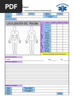 Hoja Atencion Prehospitalaria