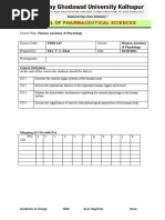 Course Plan - HAP 1