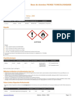 Fiche Toxico Acetone