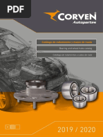 Catalogo Corven Rodamientos 2019-2020