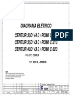 Centur 30D V4.0 / Romi C 420 Diagrama Elétrico: Projeto: CNC