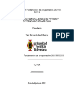 Ev - Actividad 2 Generalidades de Python y Entornos de Desarrollo