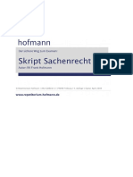 Skript Sachenrecht III