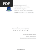 Caracterização e Identificação Dos Cátions Do Grupo IV