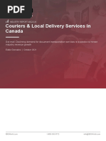 Local Delivery Services in Canada Industry Report