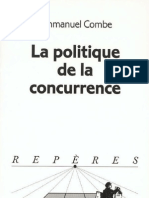 Politique de La Concurrence (Emmanuel Combe)