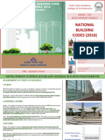 National Building CODES (2016) : Vastu Kala Academy, College of Architecture