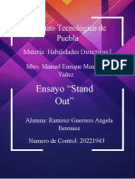 Ensayo de Stand Out