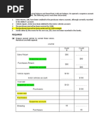 Answer - Accounting - Exercise (1) - Suspense Account