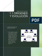 1.1 Origenes y Evolucion