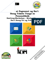 Q3-M2-Pagbasa at Pagsusuri