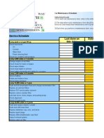 Car Maintenance Schedule