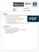 Hands-On Exercise No. 1 Digiskills - PK 2.0 Batch-01 Digital Marketing Total Marks: 10 Due Date: 24/02/2022