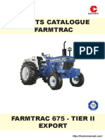 Farmtrac 675 Parts Manual