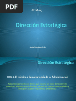 Dirección Estratégica Tema 1 El Tránsito A La Nueva Teoría Adminsitración