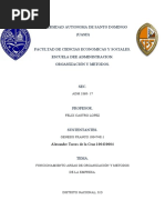 Tarea 2.4 Funcionamiento Areas de Organización y Metodos en Las Empresas