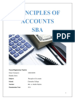 Principles of Accounts Sba