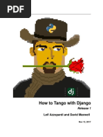 Tango With Django