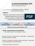 RESUMO DOS CPC S