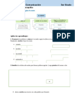 Acento Prosódico y Ortográfico-3er Grado