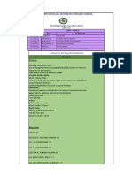 Portion and Time Table